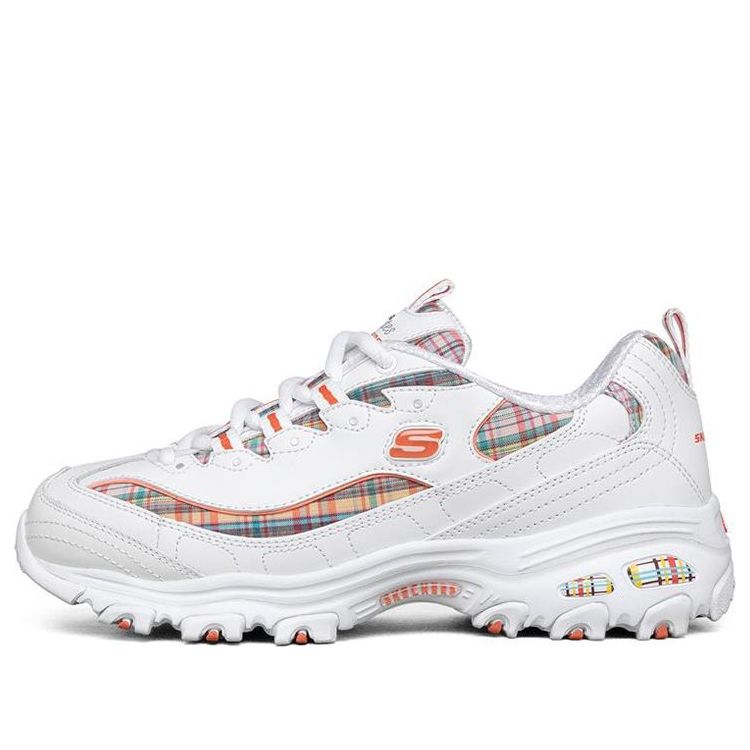 (WMNS) Skechers D Lites 1.0 Low Top Running Shoes White 149467-WMLT