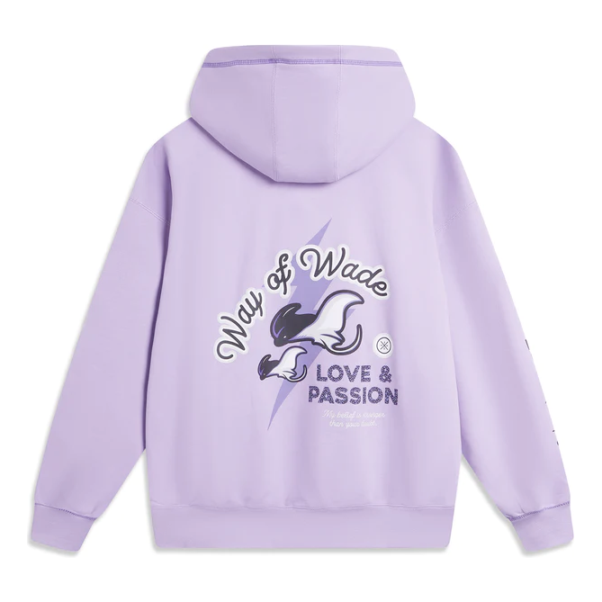 Li-Ning Way of Wade Love & Passion Hoodie 'Violet' AWDU651-2
