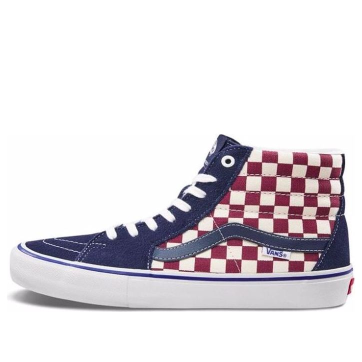 Vans SK8-HI Pro 'Checkerboard - Dress Blues' VN0A45JDVG8