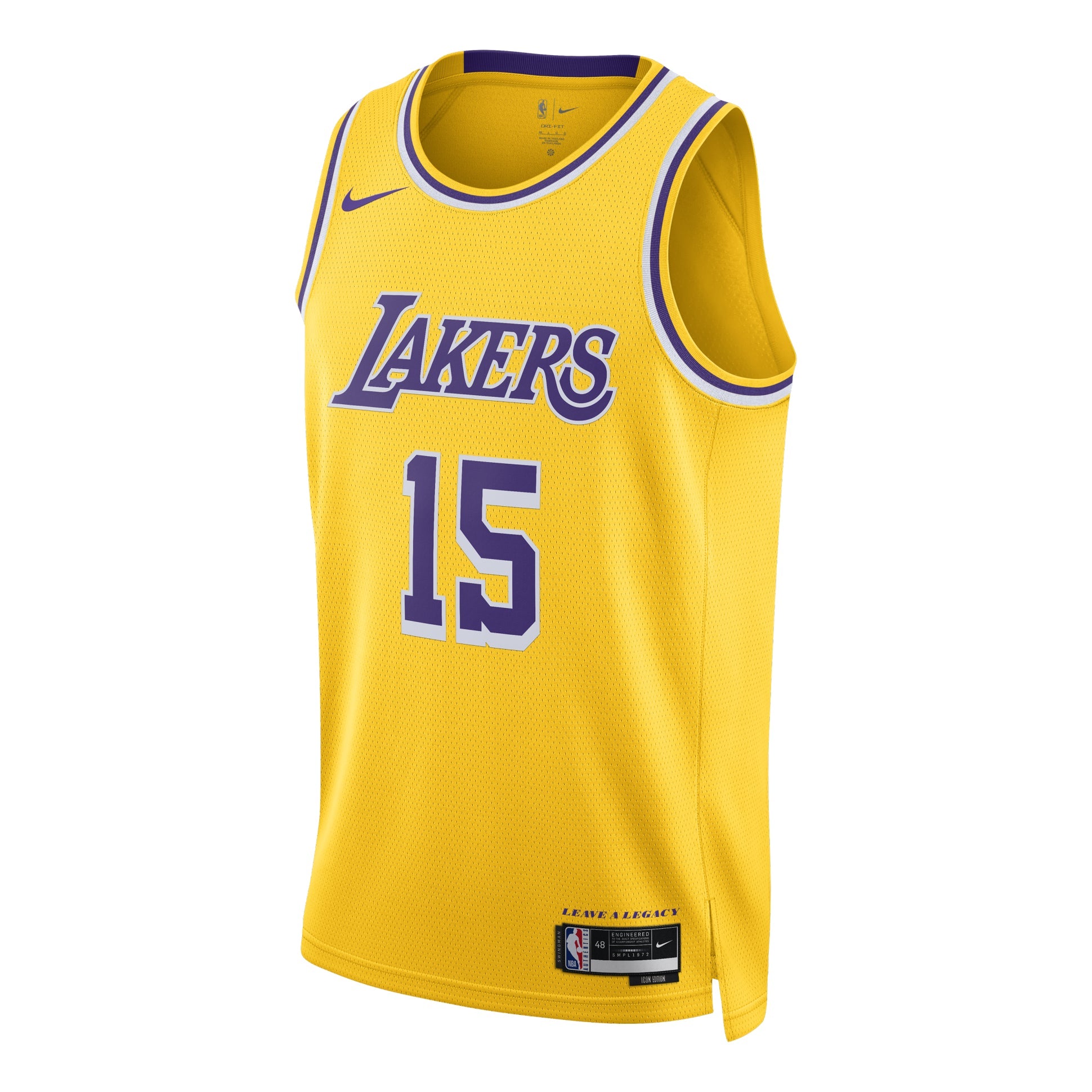 Nike NBA Austin Reaves Los Angeles Lakers 2024/25 Icon Swingman Jersey #15 DN2009-735