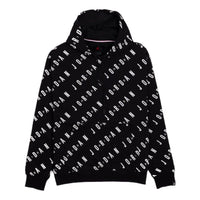 Air Jordan AOP Fleece Pullover 'Black White' DV7640-010