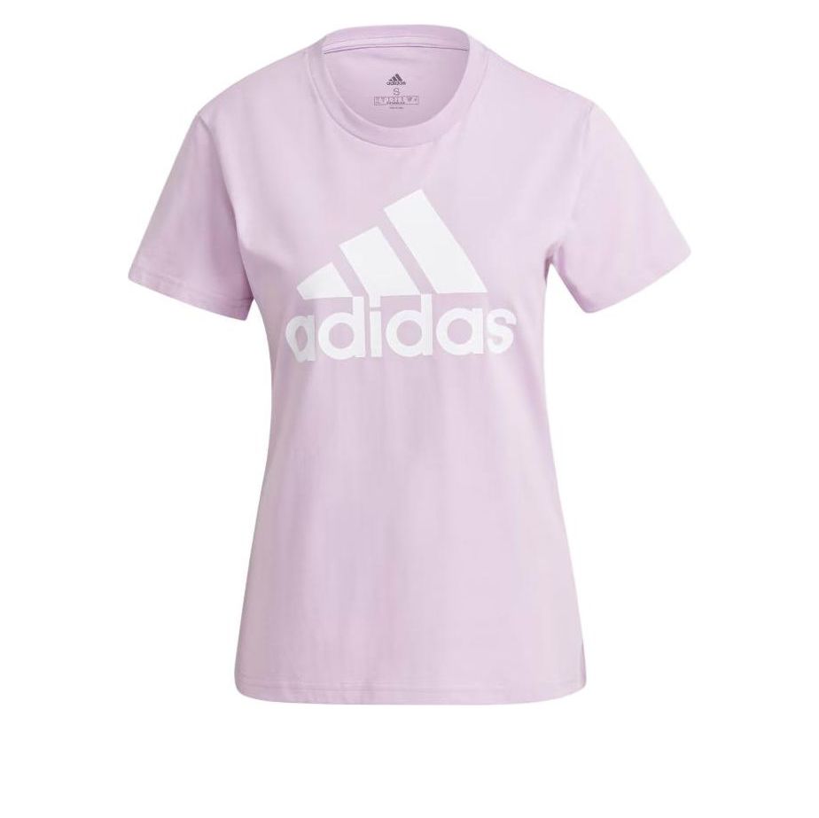 (WMNS) adidas Essential sLogo T-Shirt Asia Sizing 'Pink White' GV4030