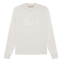 Fear of God Essentials SS22 Long Sleeve T-Shirt 1977 'Light Oatmeal' FOG-SS22-238