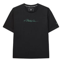 (WMNS) FILA x 3.1 Phillip Lim Short Sleeve Cozy T Black F11W036106F-BK
