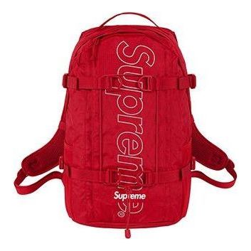 Supreme Backpack 'Red White' SUP-SS18-701