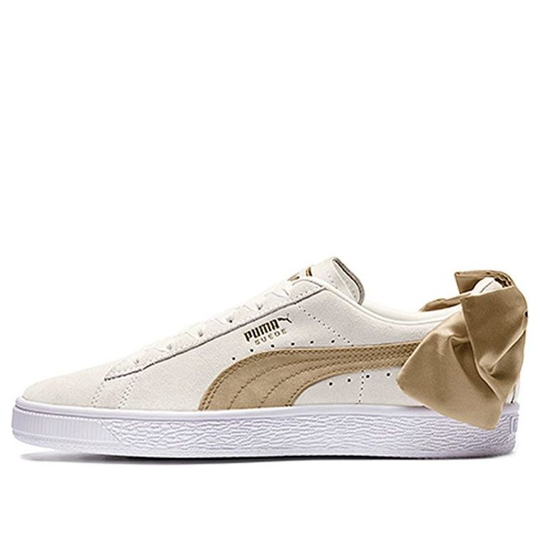 (WMNS) PUMA Suede Bow Varsity 'Pink Gold' 367732-03