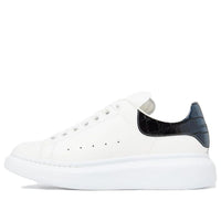 (WMNS) Alexander McQueen Oversized Sneakers 'White Snake Black' 718233WIDJA8851