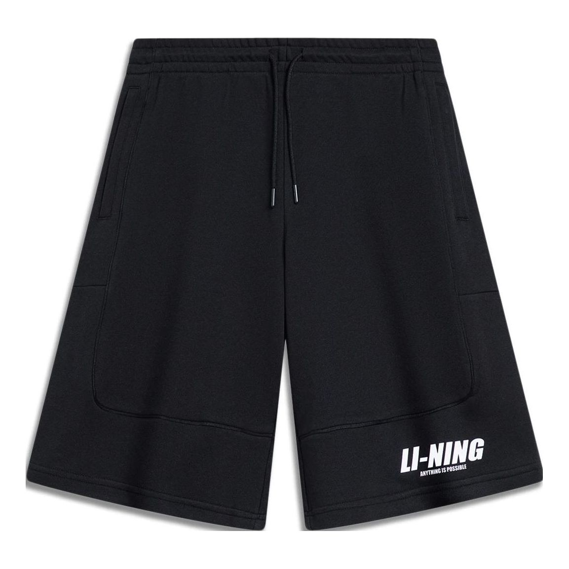 Li-Ning Skateboarding Graphic Shorts 'Black' AKST599-4