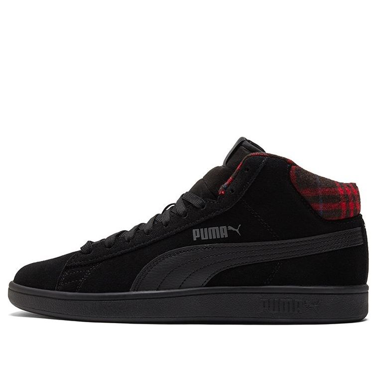 PUMA Smash v2 Mid WTR 'Plaid - Black' 385174-01