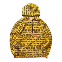PUMA x RANDOMEVENT AOP Windbreaker 'Lemon Chrome Black' 596660-02