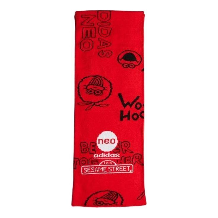 adidas Neo x Sesame Streets Scarf 'Red' HN5870