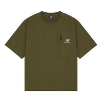 New Balance Fashion Style T-Shirt Asia Sizing 'Dark Green' AMT22371-KAC