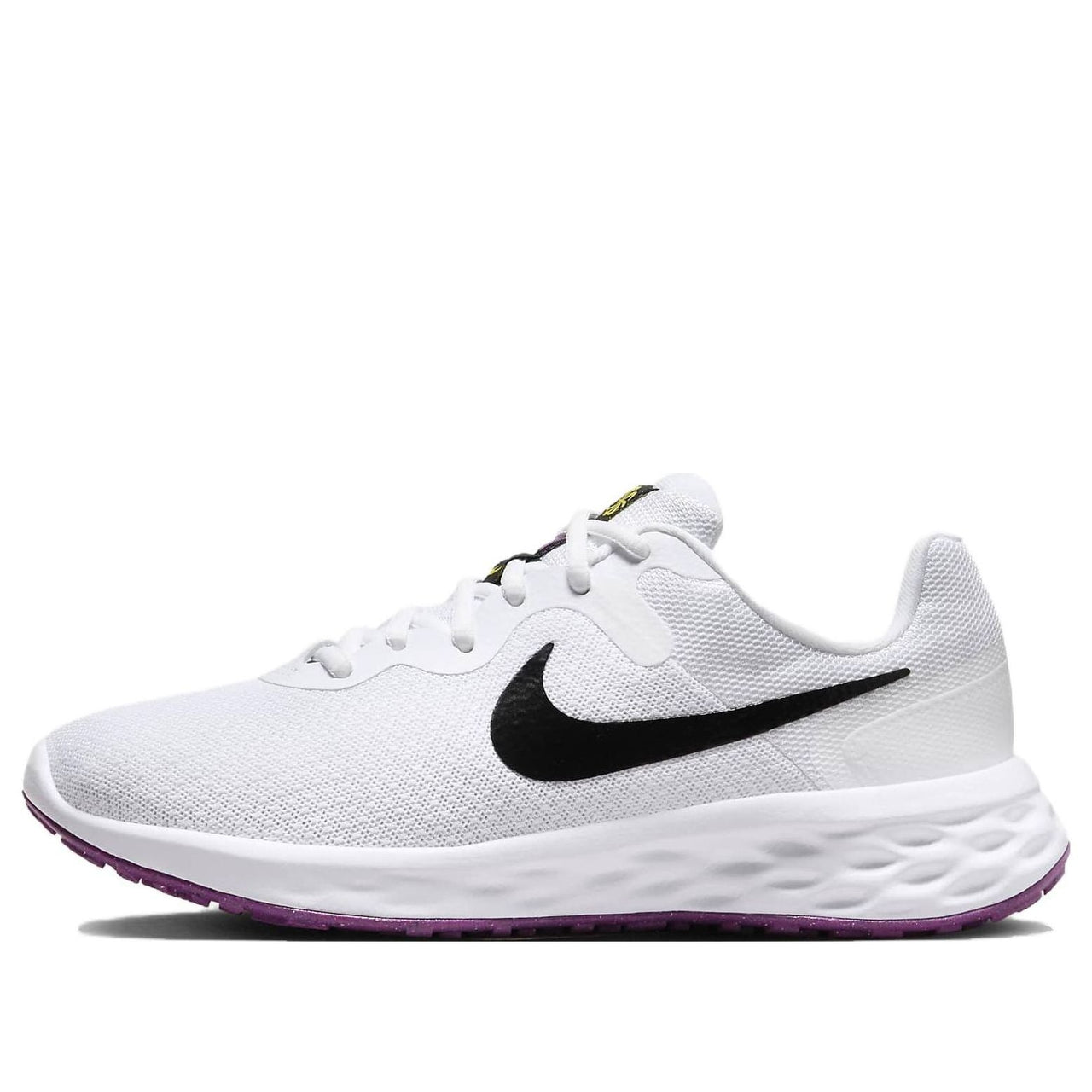 (WMNS) Nike Revolution 6 Wide 'White Vivid Purple' DC9001-106