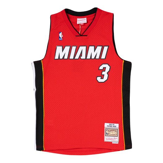 Mitchell & Ness NBA Swingman Jersey 'Miami Heat - Dwyane Wade 2005-06' SMJY3495-MHE05DWAUNRD