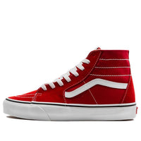 Vans Sk8-hi Tapered Non-Slip Wear-Resistant High Top Casual Skate Shoes Unisex Red White VN0A4U16JV6