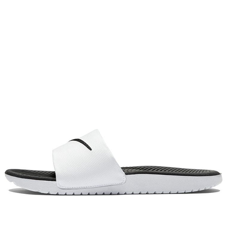 (GS) Nike Kawa Slide 'White Black' 819352-100