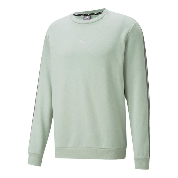 PUMA Metallic Nights Crew Sweatshirt 'Olive Green WHite' 587141-49