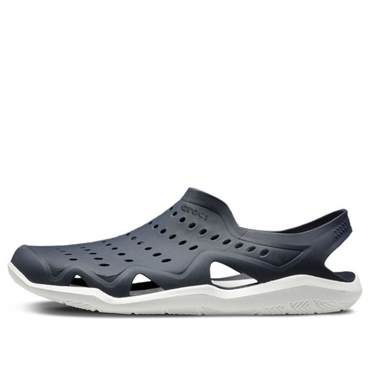 Crocs Black White Sandals 203963-462