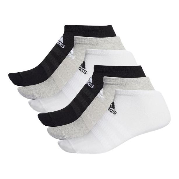 adidas Unisex Logo Embroidery Sock Combination Pack Black/White/Grey DZ9407