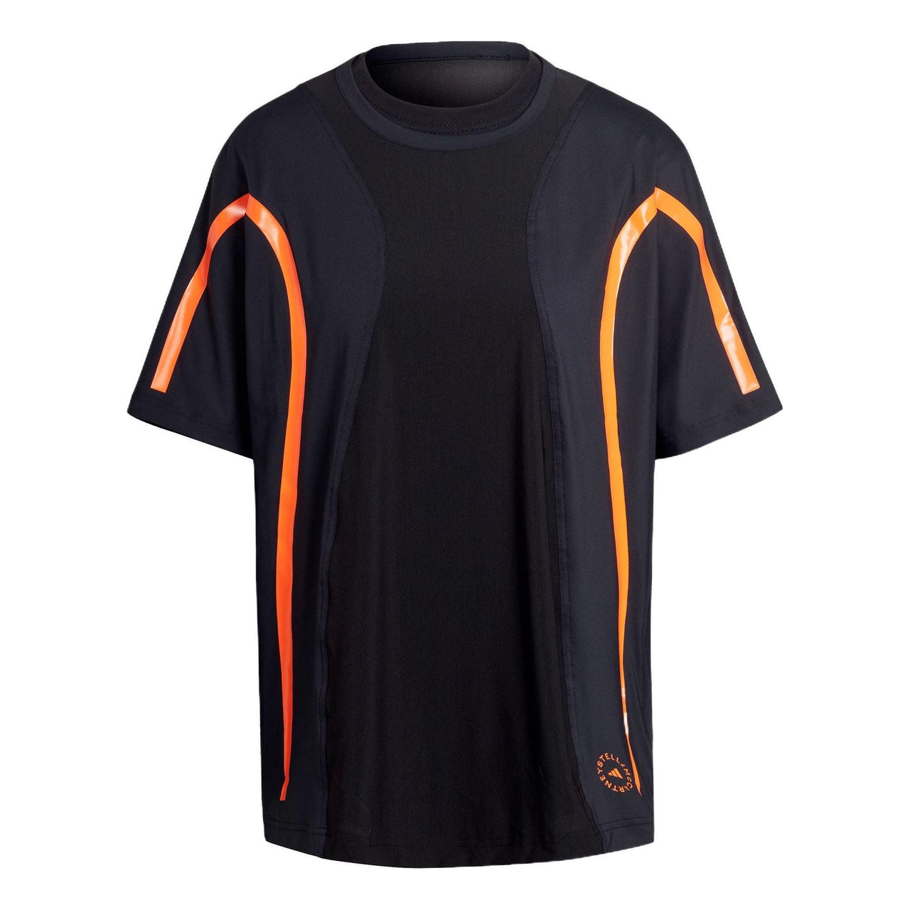 (WMNS) adidas by Stella McCartney TruePace Running Loose T-Shirt 'Black Orange' HD9113