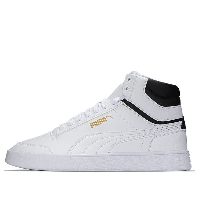 PUMA Shuffle Mid 'White Black Gold' 380748-01