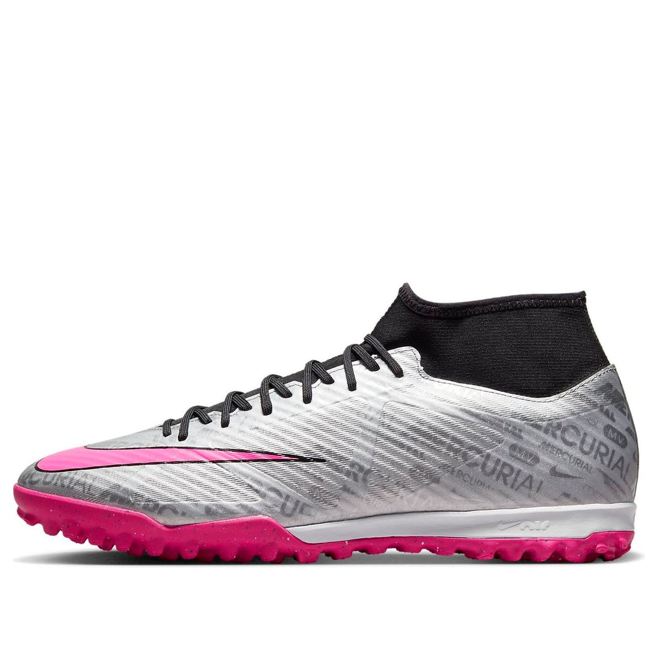 Nike Mercurial Superfly 9 Academy 25 TF 'Metallic Silver Hyper Pink' FB8398-060