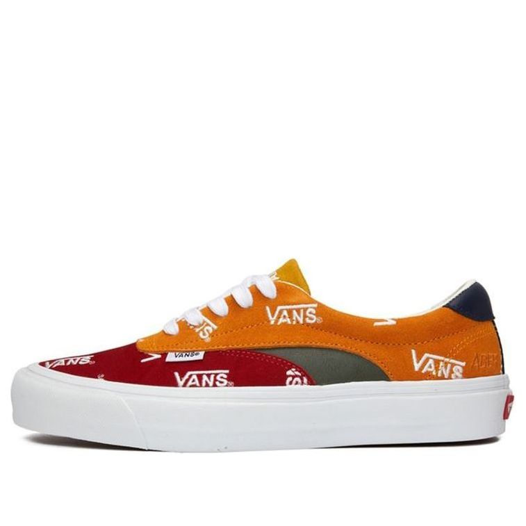 Vans Unisex SK8-Low Reissue Sneakers Red/Yellow VN0A4UWY9FI