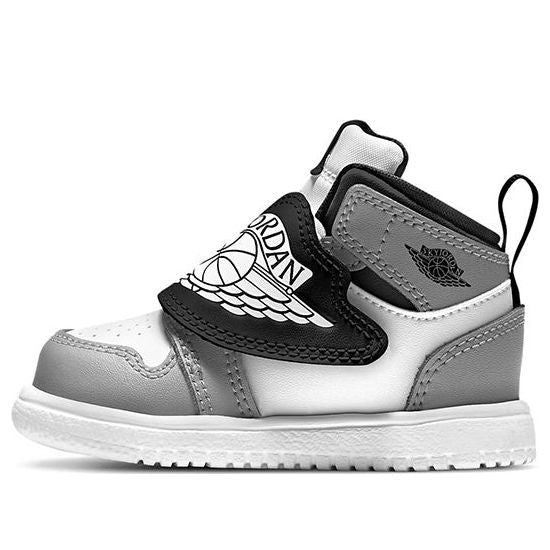 (TD) Air Jordan 1 Sky logo 'White Black Grey' BQ7196-102