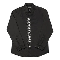 A-COLD-WALL* Logo Branded Shirt 'Black' ACWMSH038-BLACK