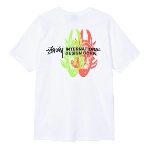 Stussy Double Mask Tee Short Sleeve Unisex White 1904424-WHITE