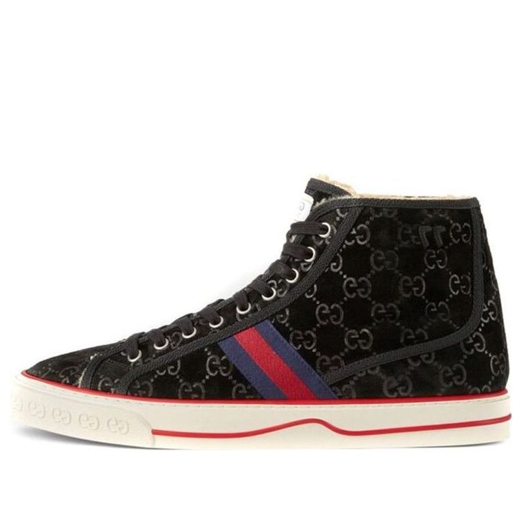 (WMNS) Gucci Tennis 1977 'Black Suede' 649327-UJ510-1076