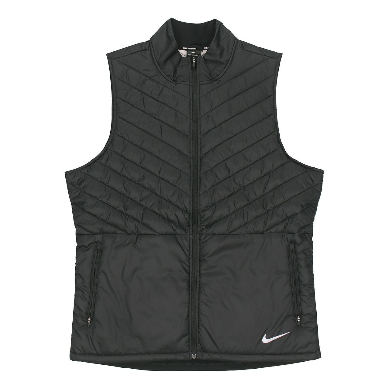 Nike Sports Running Splicing Stand Collar vest Black AH0547-010