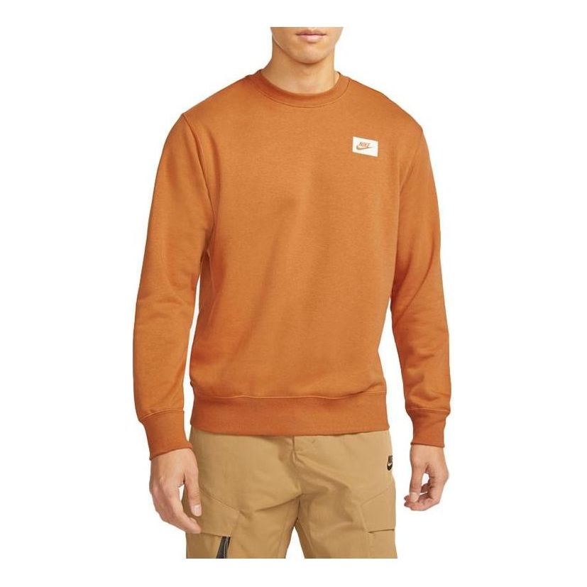 Nike NSW Club Crew Warm Core Sweatshirt 'Orange' DO2972-213