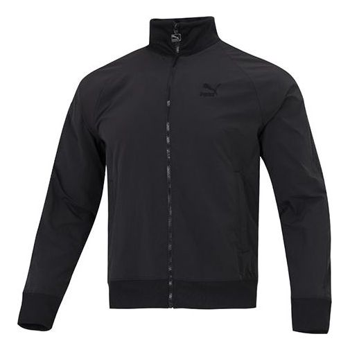 PUMA T7 Crinkled Track Jacket 'Black' 535557-01