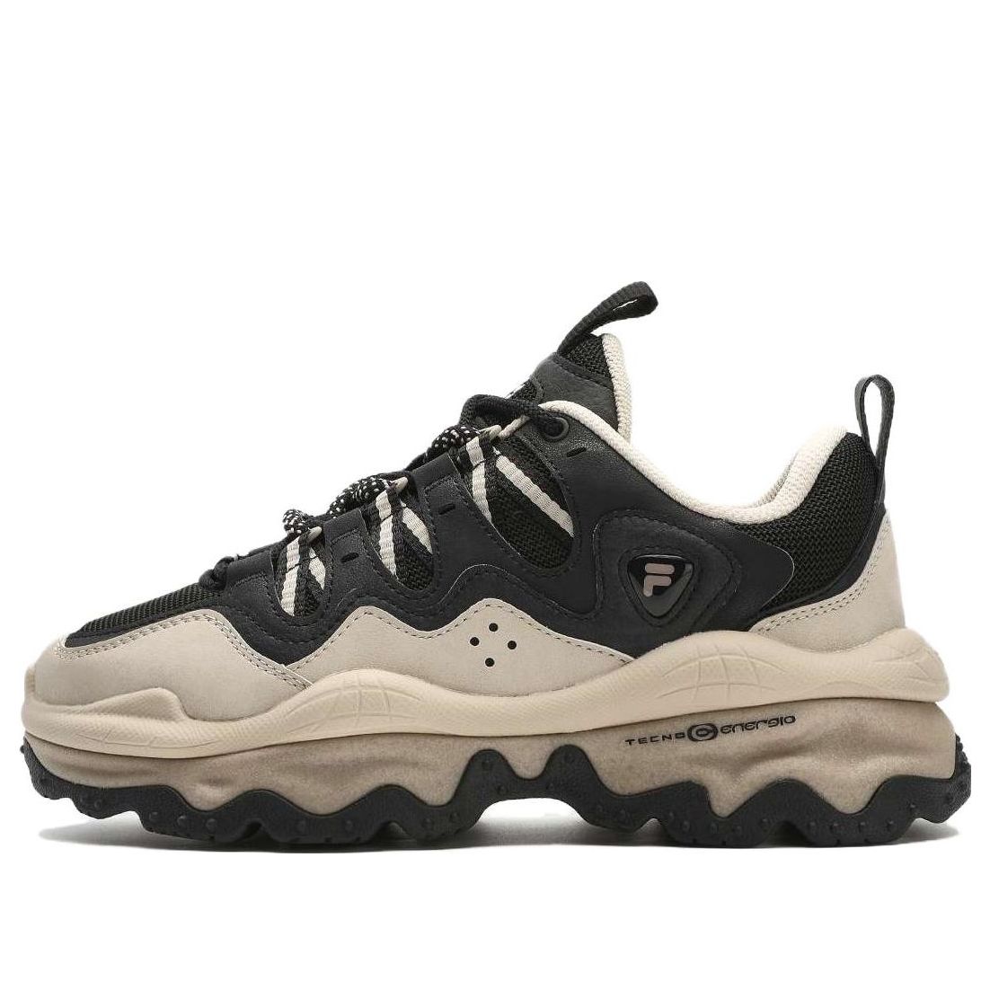 (WMNS) FILA FUSION QD 96 DX Sneakers 'Black Beige' T12W341109FBC