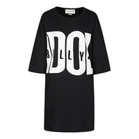 (WMNS) Gucci Alphabet Printing Black 539080-XJAIU-1289