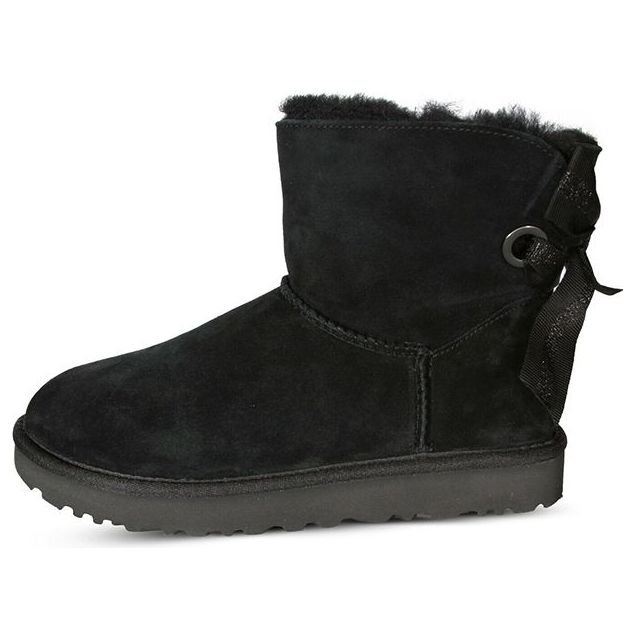 (WMNS) UGG Mini Bailey Bow 1100212-BLK
