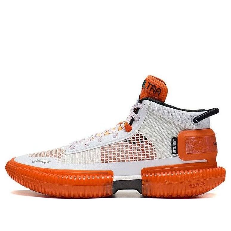 Li-Ning BadFive 3 Ultra Mid 'White Orange' ABFS011-9