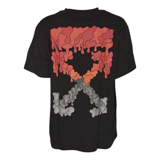 Off-White Red Marker Over Tee 'Black' OMAA038S21JER0021025