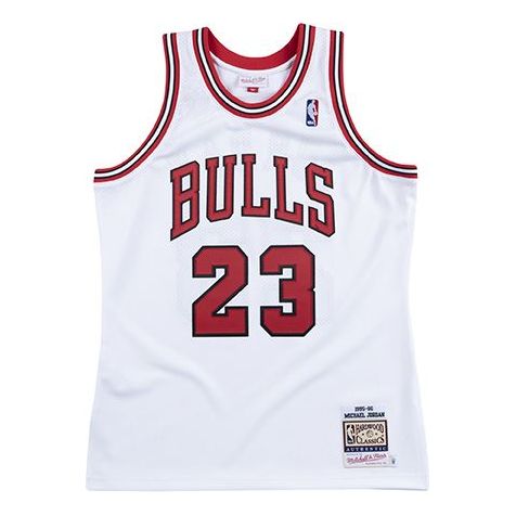 Mitchell & Ness NBA AU 95-96 23 AJY4GS18076-CBUWHIT95MJO