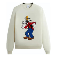 KITH FW23 x Disney Mickey & Friends Astonished Goofy Vintage Crewneck 'Sandrift' KHM031749-104