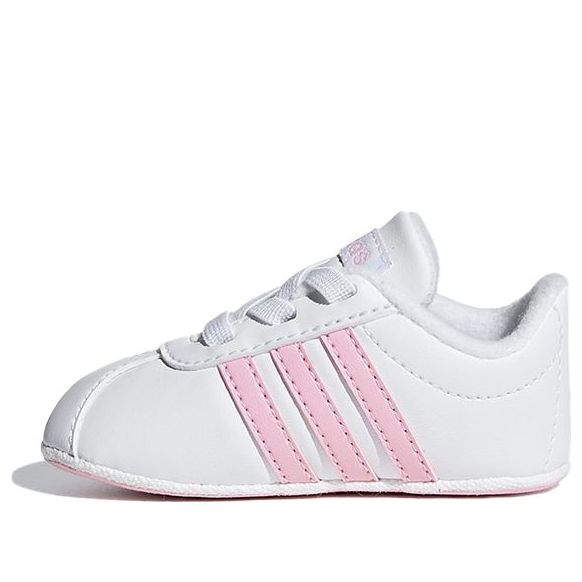 (TD) adidas VL Court 2.0 'White Pink' F36603