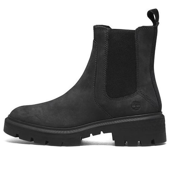 (WMNS) Timberland Courmayeur Valley Chelsea 'Black Nubuck' A5ND7015
