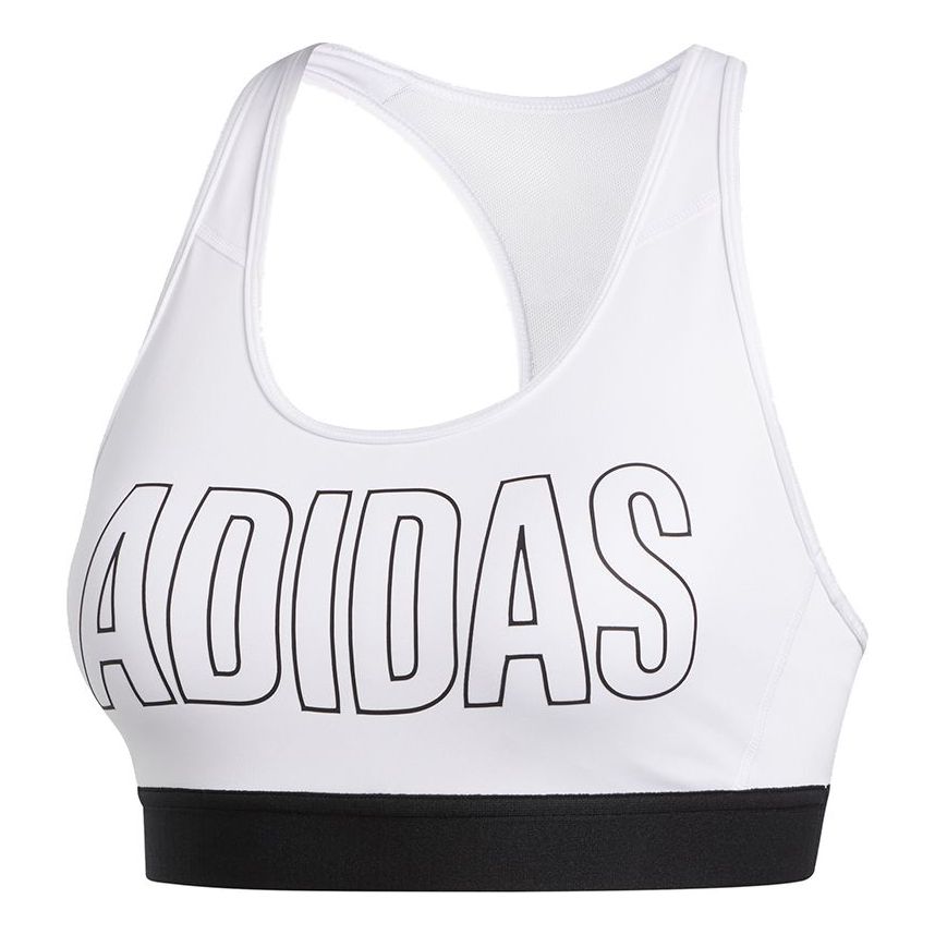 (WMNS) adidas Don't Rest Alphaskin Padded Bra 'White Black' FU4032