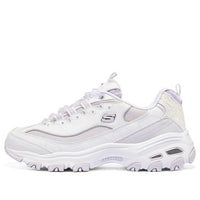 (WMNS) Skechers D'Lites 1.0 'White Purple' 896738-WLV