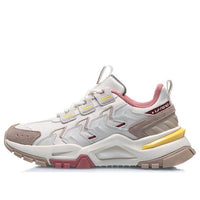 (WMNS) Li-Ning Sport Leisure 'White Khaki Yellow' AGCQ384-3