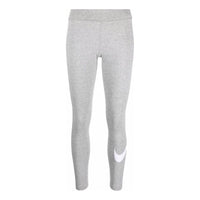 (WMNS) Nike Sportswear Essential Mid-Rise Swoosh Leggings 'Grey' CZ8530-063