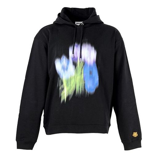 Men's KENZO SS21 Pattern Printing Black FB55SW5414MO-99