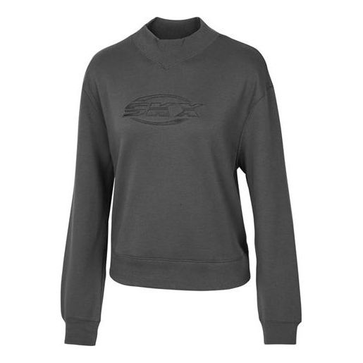 (WMNS) Skechers SKX Sport Knitted Fleece Sweater 'Grey' P421W020