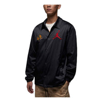 Air Jordan Fire Coach Jacket 'Black' FJ7709-010